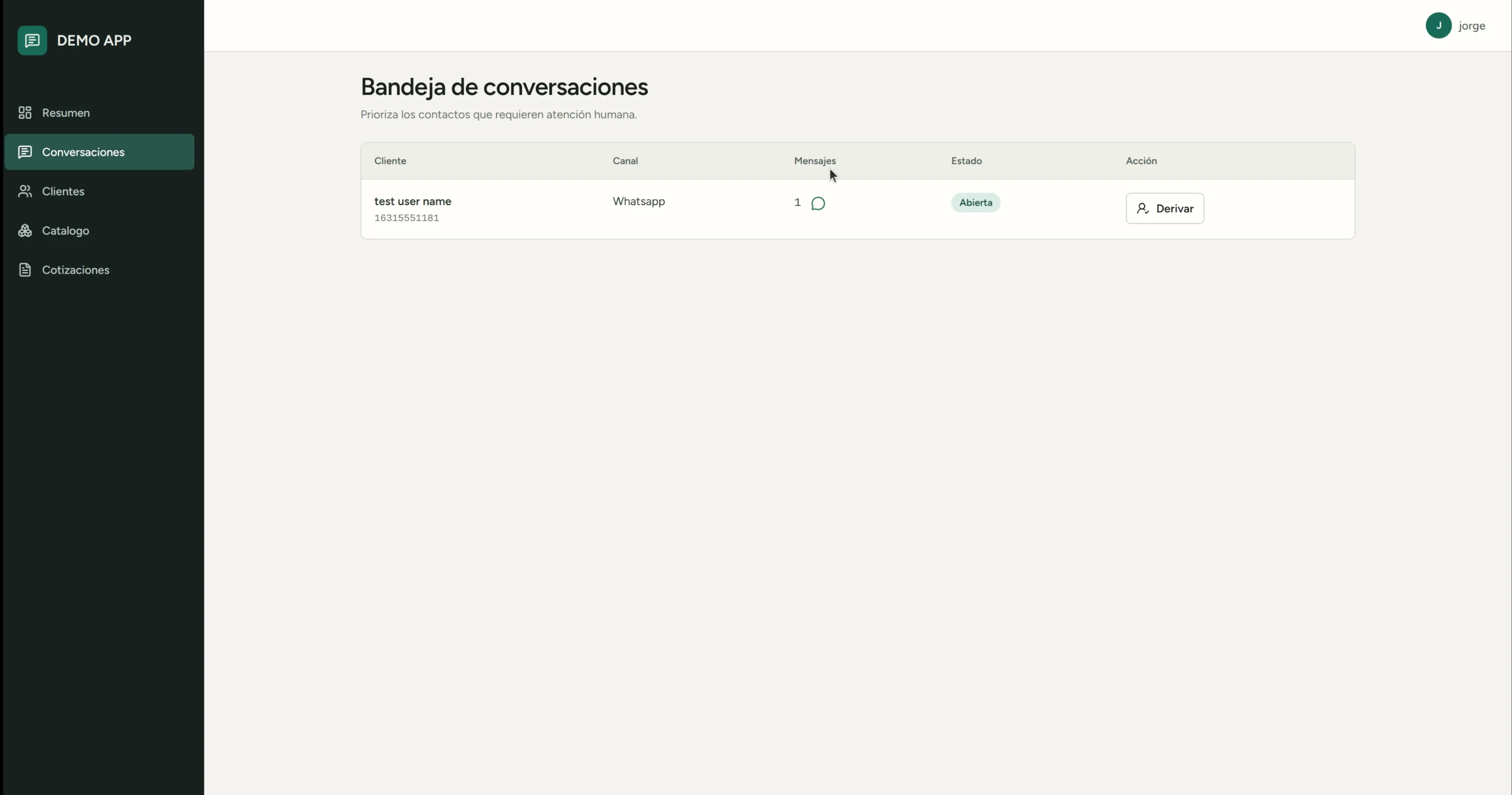 Captura 3 de CRM comercial para WhatsApp.