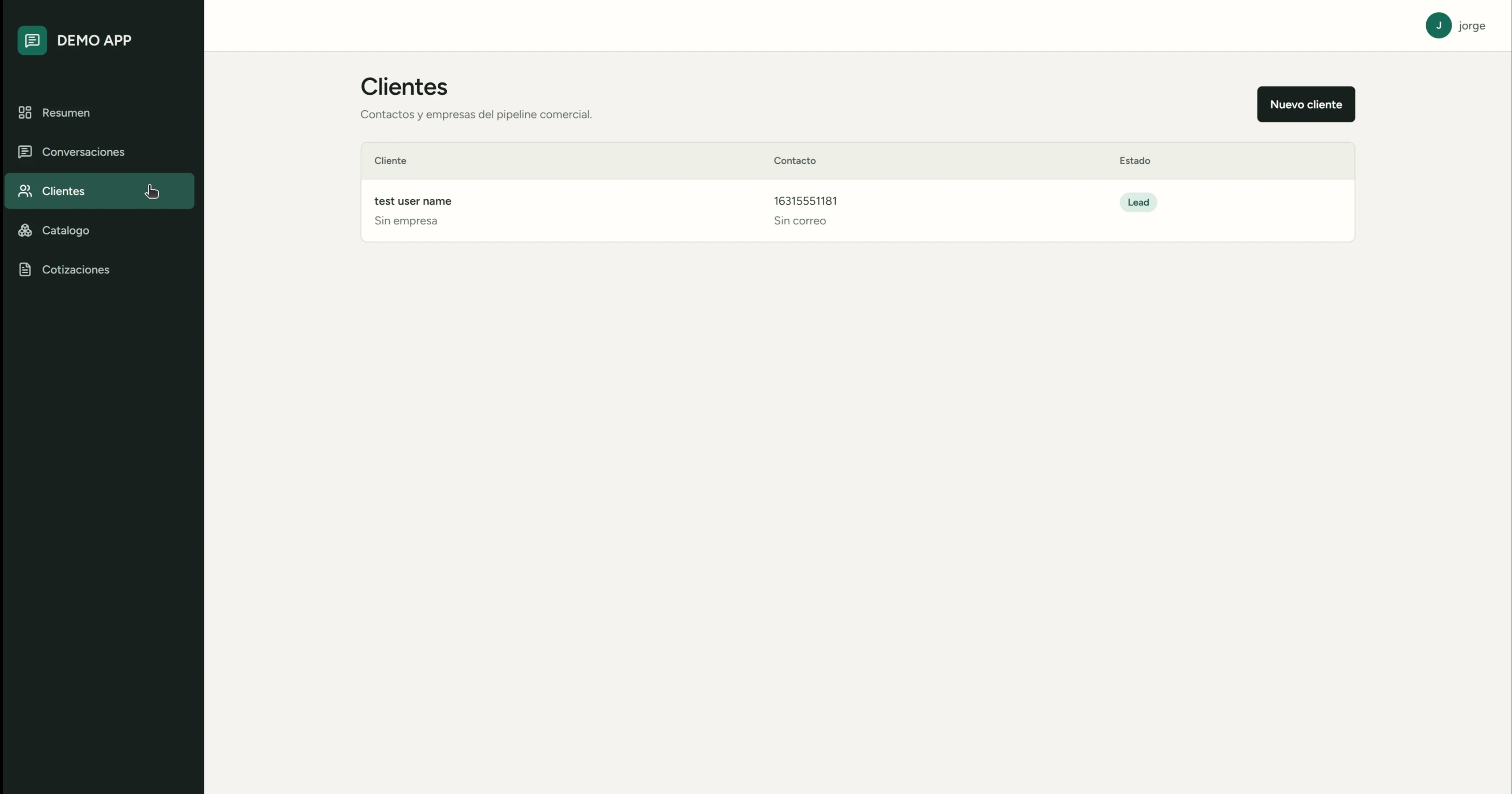 Captura 5 de CRM comercial para WhatsApp.